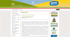 Desktop Screenshot of congresso13.conaf.it
