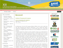 Tablet Screenshot of congresso13.conaf.it